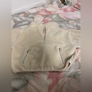 Madewell fleece pullover, new worn once size L